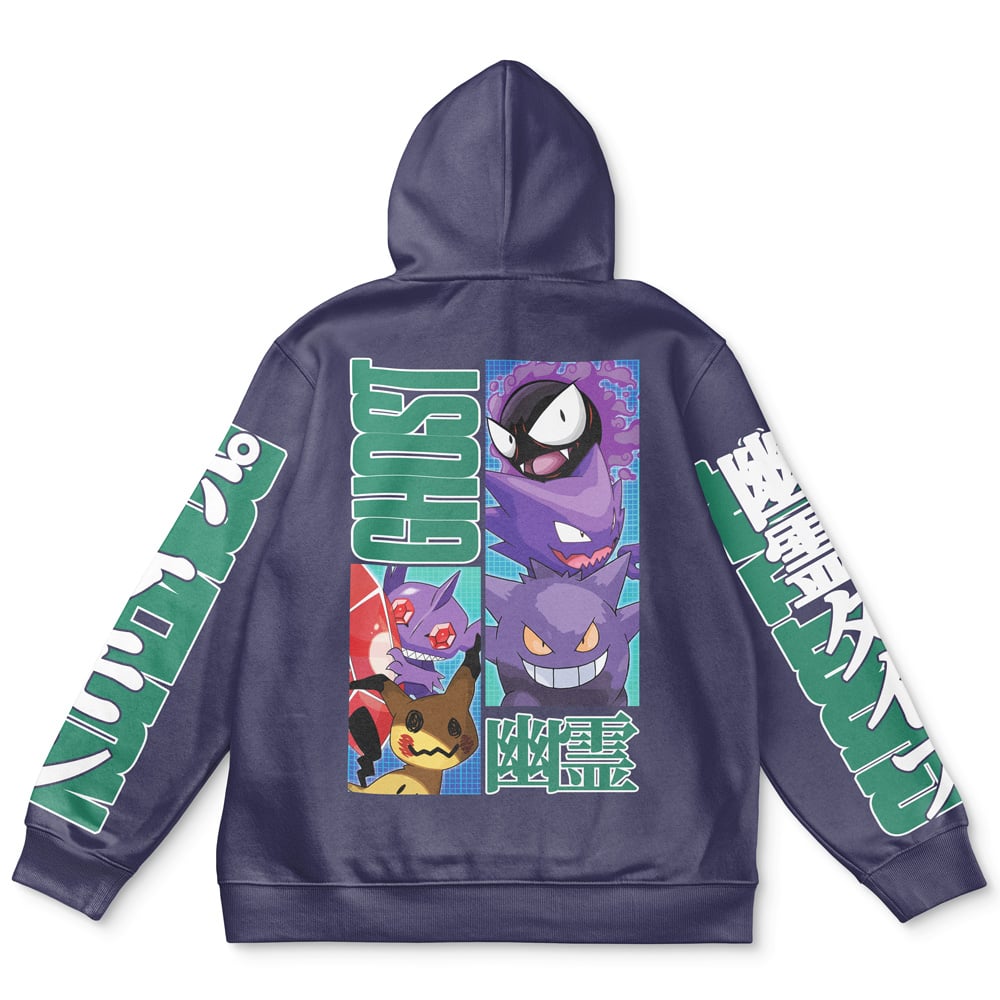 Ghost Type Pokemon Streetwear Hoodie - AnimeBape