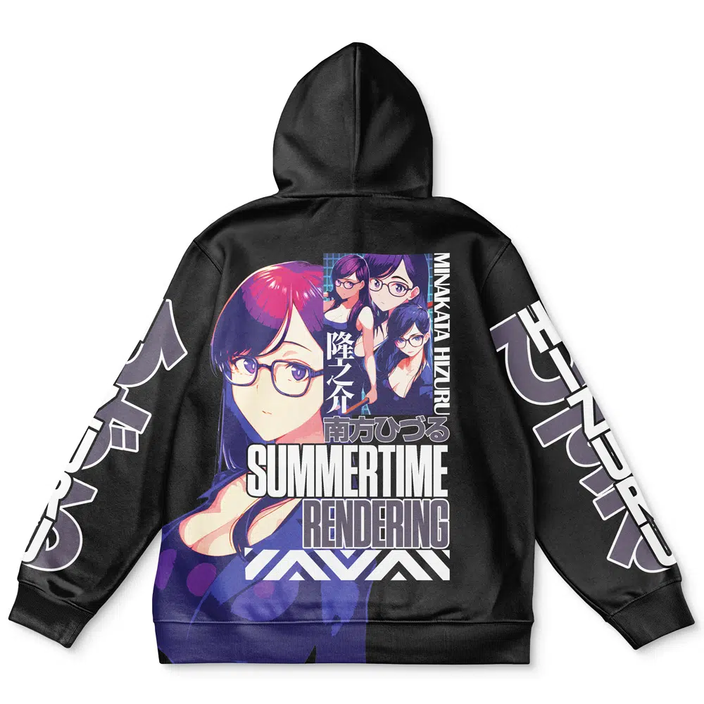 Minakata Hizuru Summer Time Rendering Streetwear Hoodie AnimeBape