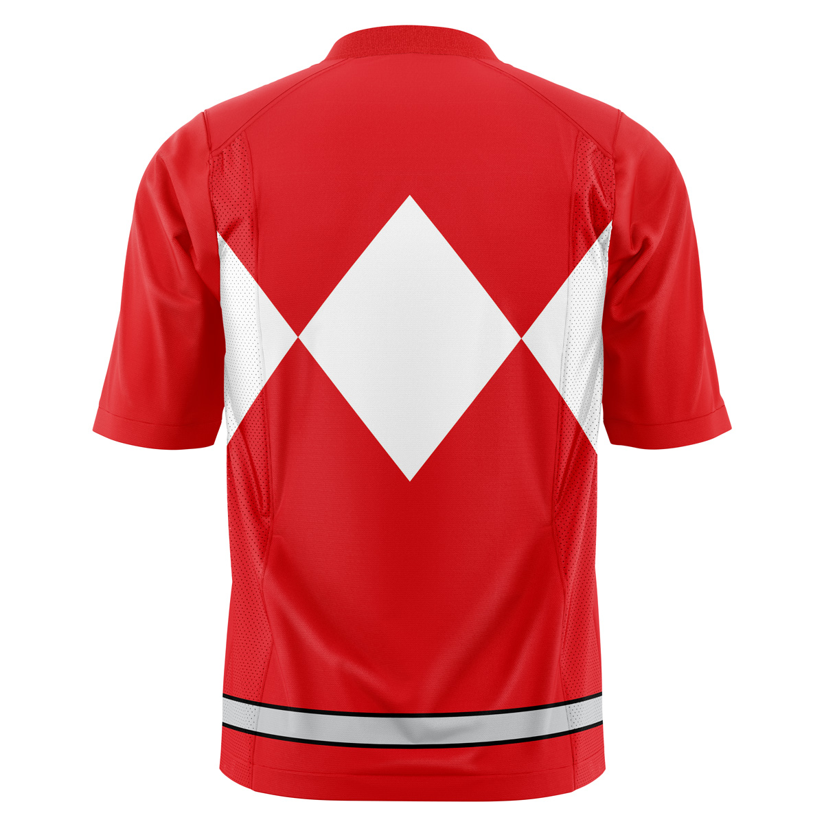Red Ranger Mighty Morphin Power Rangers American Football Jersey ...