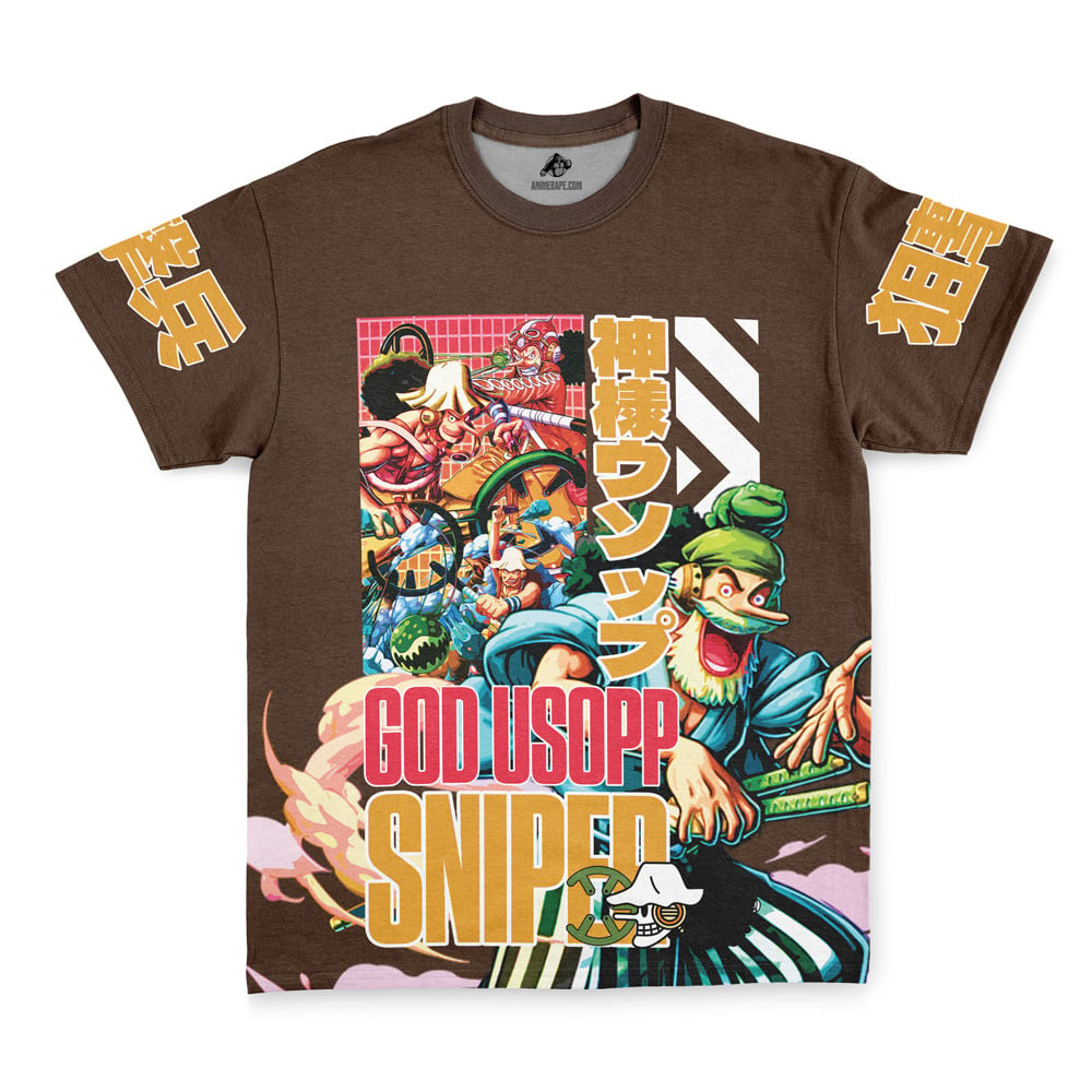 Usopp V2 One Piece Streetwear T-Shirt - AnimeBape