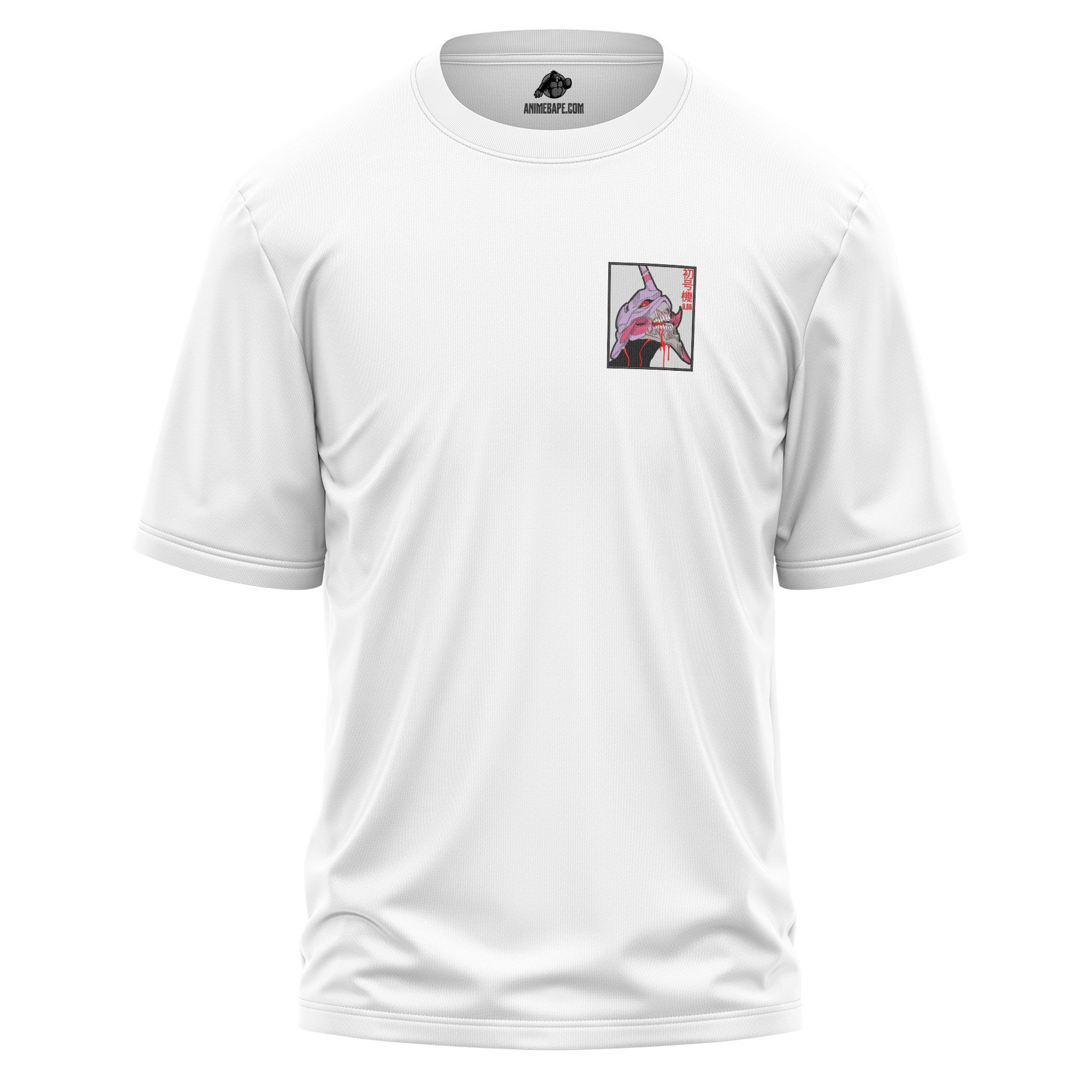 Evangelion Unit 01 Neon Genesis Evangelion Embroidered T Shirt
