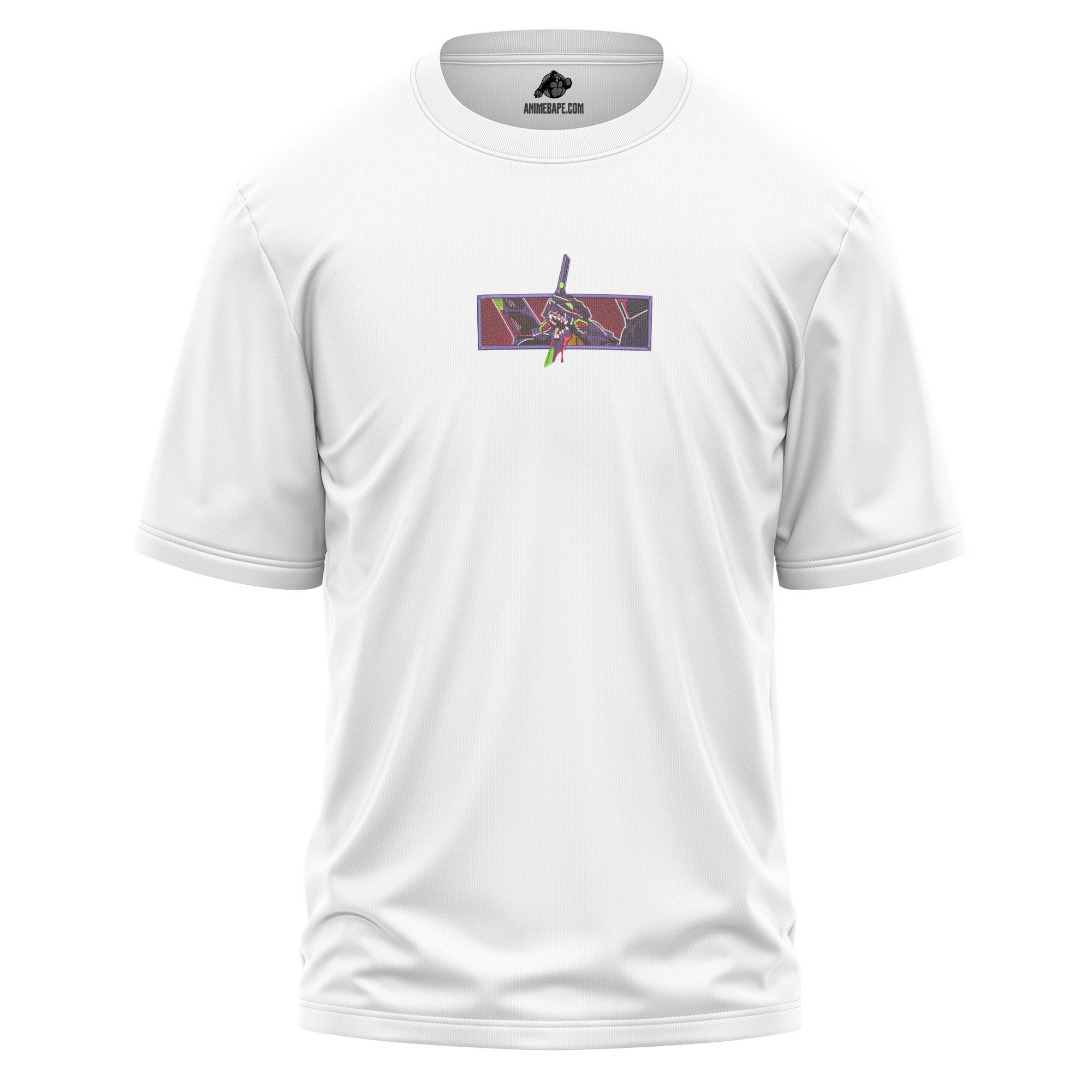 Evangelion Unit 01 V2 Neon Genesis Evangelion Embroidered T Shirt