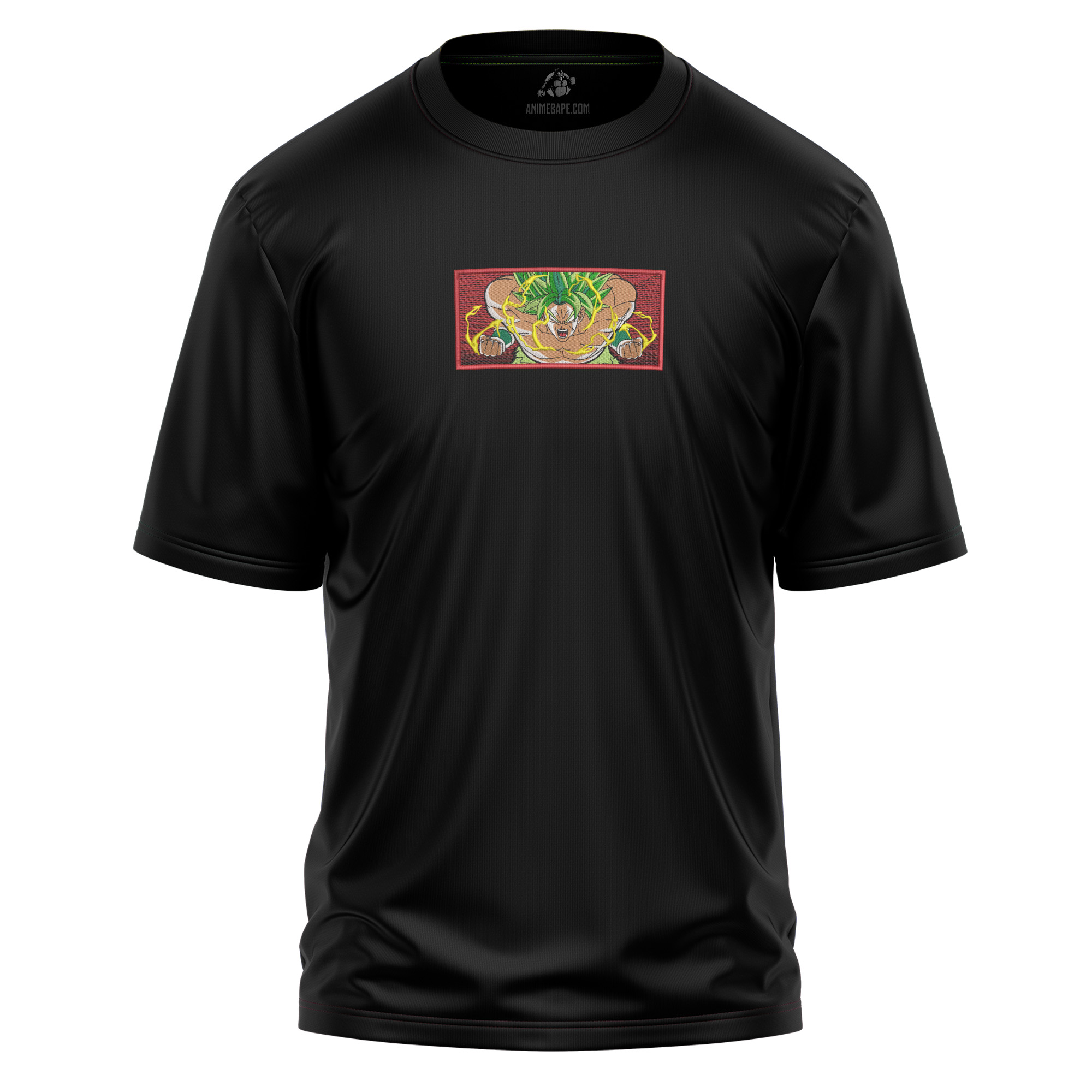 Legendary Super Saiyan SSJ Broly Dragon Ball Embroidered T Shirt