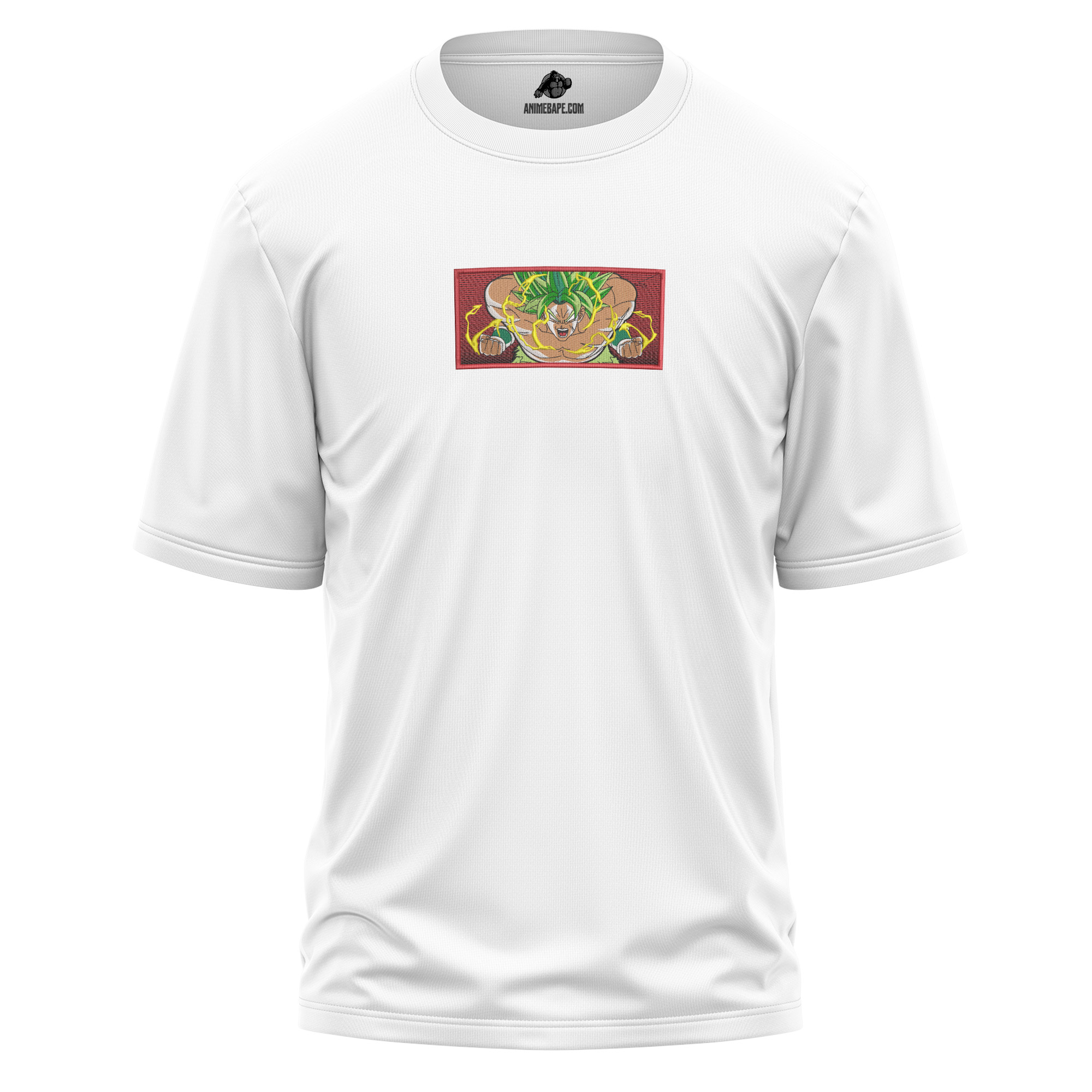 Legendary Super Saiyan SSJ Broly Dragon Ball Embroidered T Shirt
