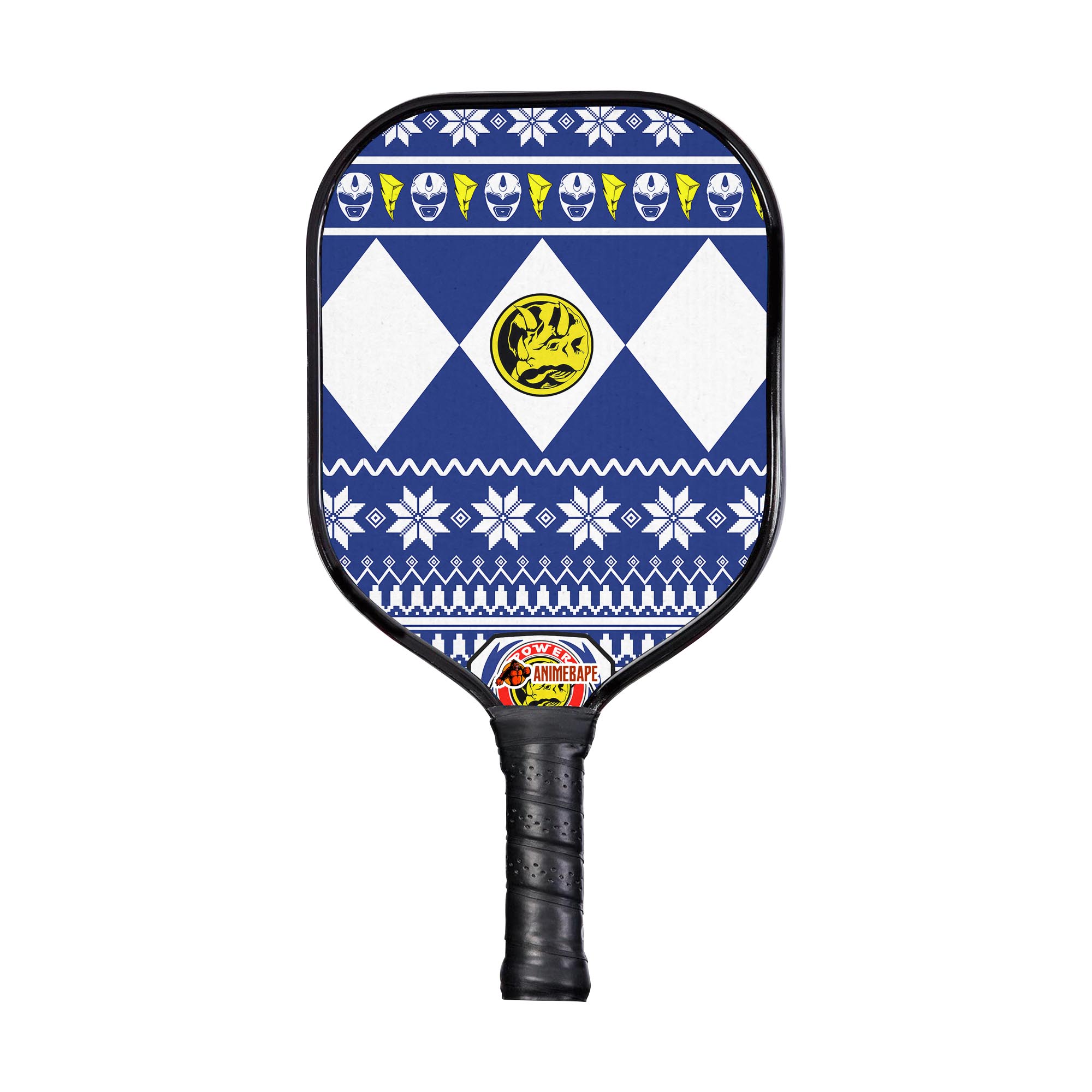 Custom Mighty Morphin Blue Ranger Power Rangers Pickleball Paddle ...