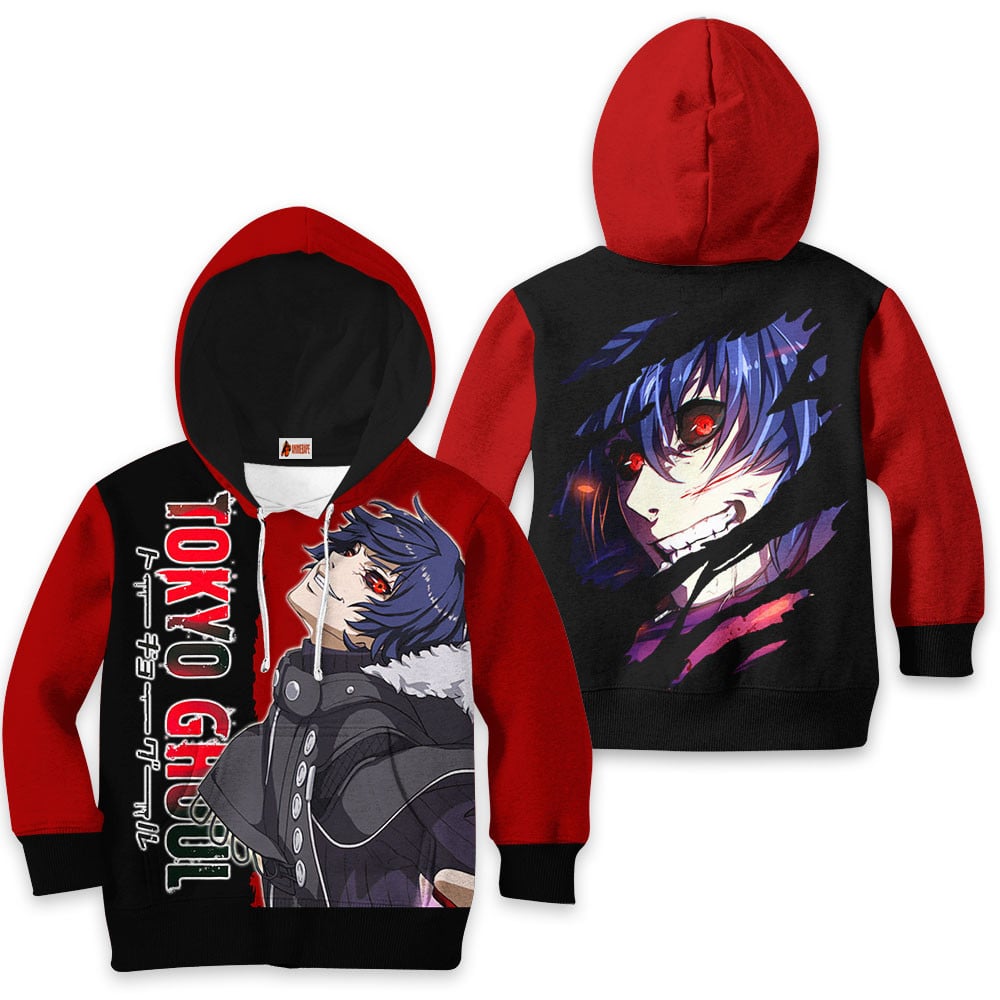 Kids Hoodie Ayato Kirishima Anime Tokyo Ghoul