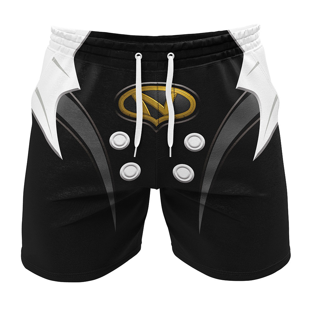Black Psycho Ranger Power Rangers Gym Shorts