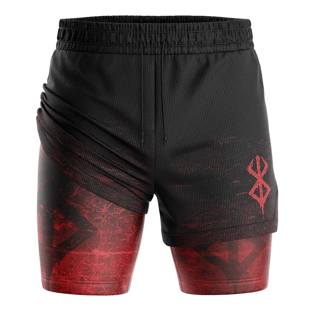 Brand of Sacrifice Berserk Compression Workout Training Shorts (2-in-1)