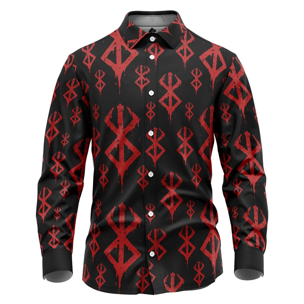 Brand of Sacrifice Berserk Long Sleeve Button Up Shirt 3