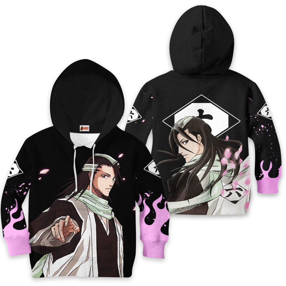 Kids Hoodie Byakuya Kuchiki Bleach