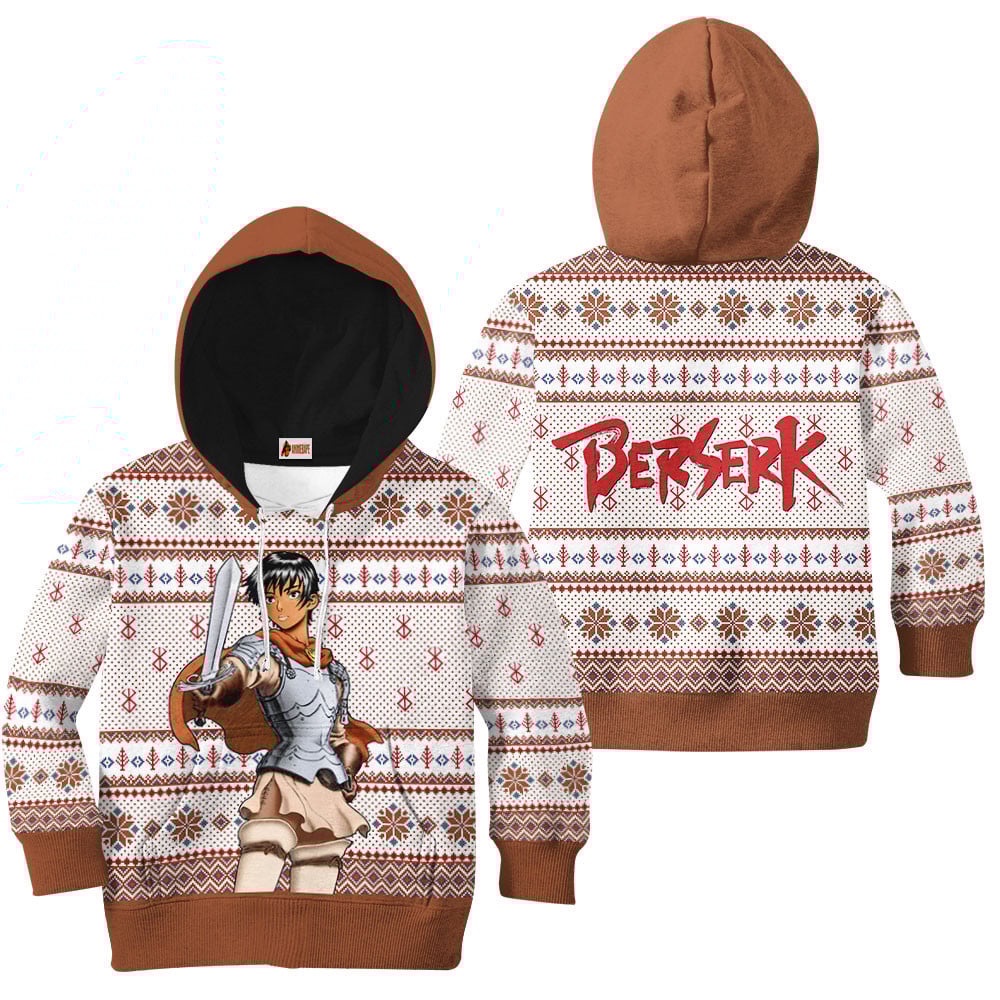 Kids Hoodie Casca Ugly Christmas 28 Berserk