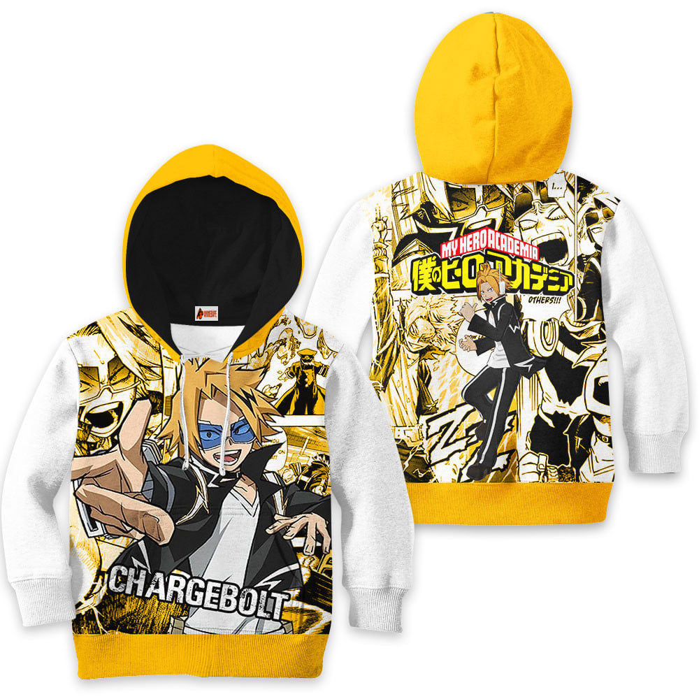 Kids Hoodie Chargebolt Manga Mixed Anime My Hero Academia