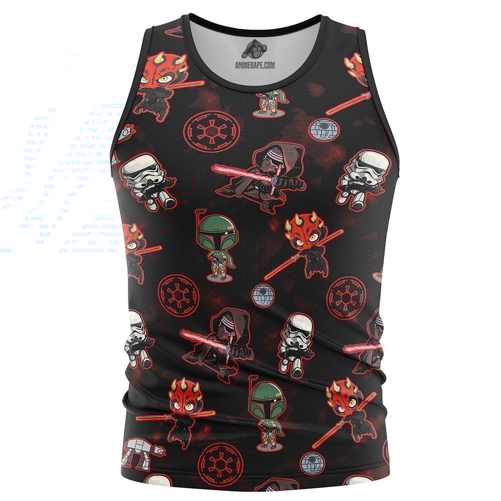 Chibi Sith Pattern Star Wars Tank Top