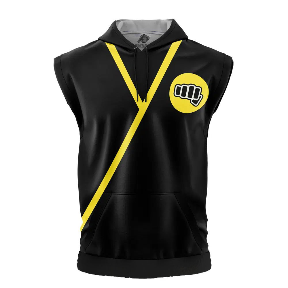 Cobra Kai Cut Off Sleeveless Workout Hoodie
