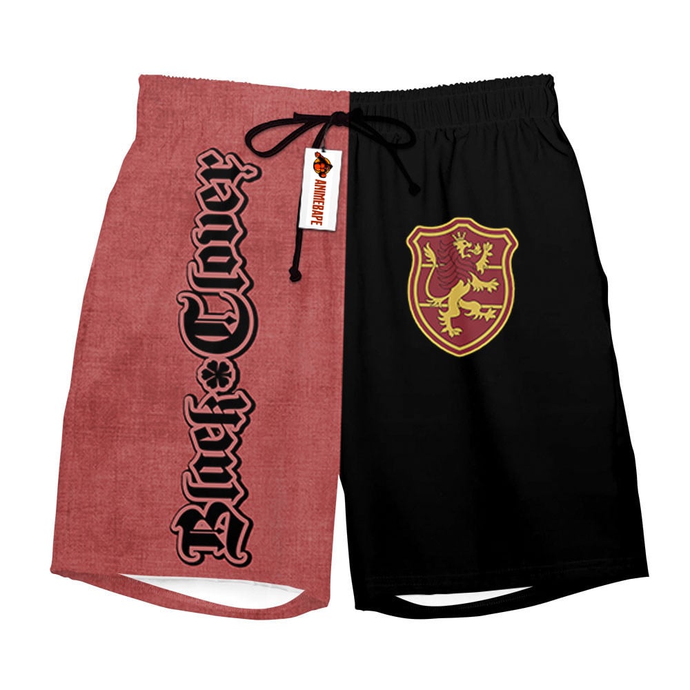 Crimson Lion Board Shorts Custom Style 2403 Fairy Tail