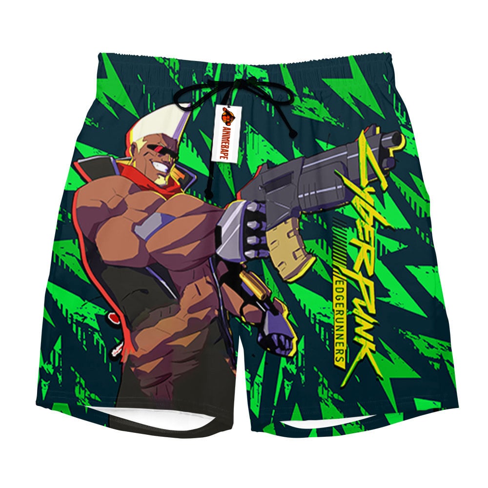 Cyberpunk Maine Board Shorts Custom Style 0302 Cyberpunk Edgerunners