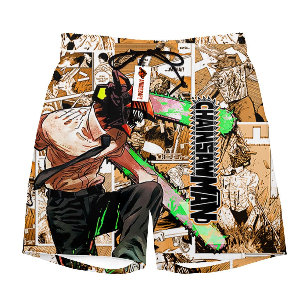 Denji Board Shorts Custom Style 0302 Chainsaw Man