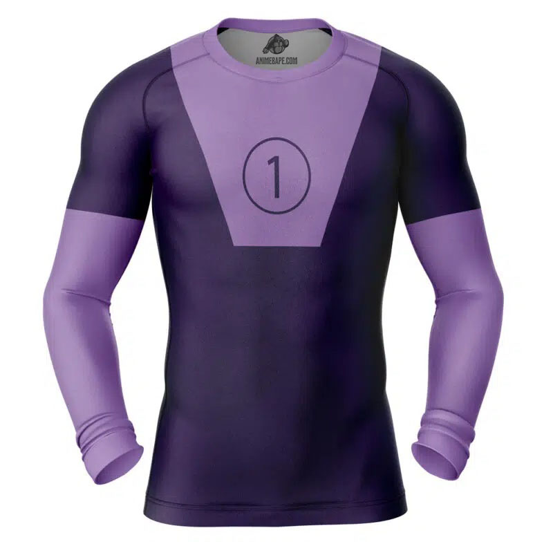 Duplikate Invincible Long Sleeve Rash Guard Compression Shirt - AnimeBape