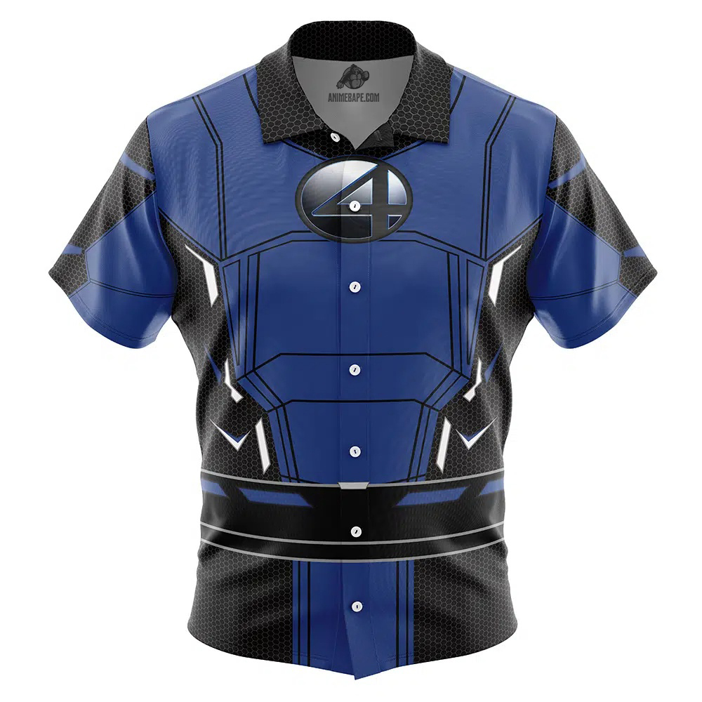 Fantastic Four Marvel Button Up Hawaiian Shirt