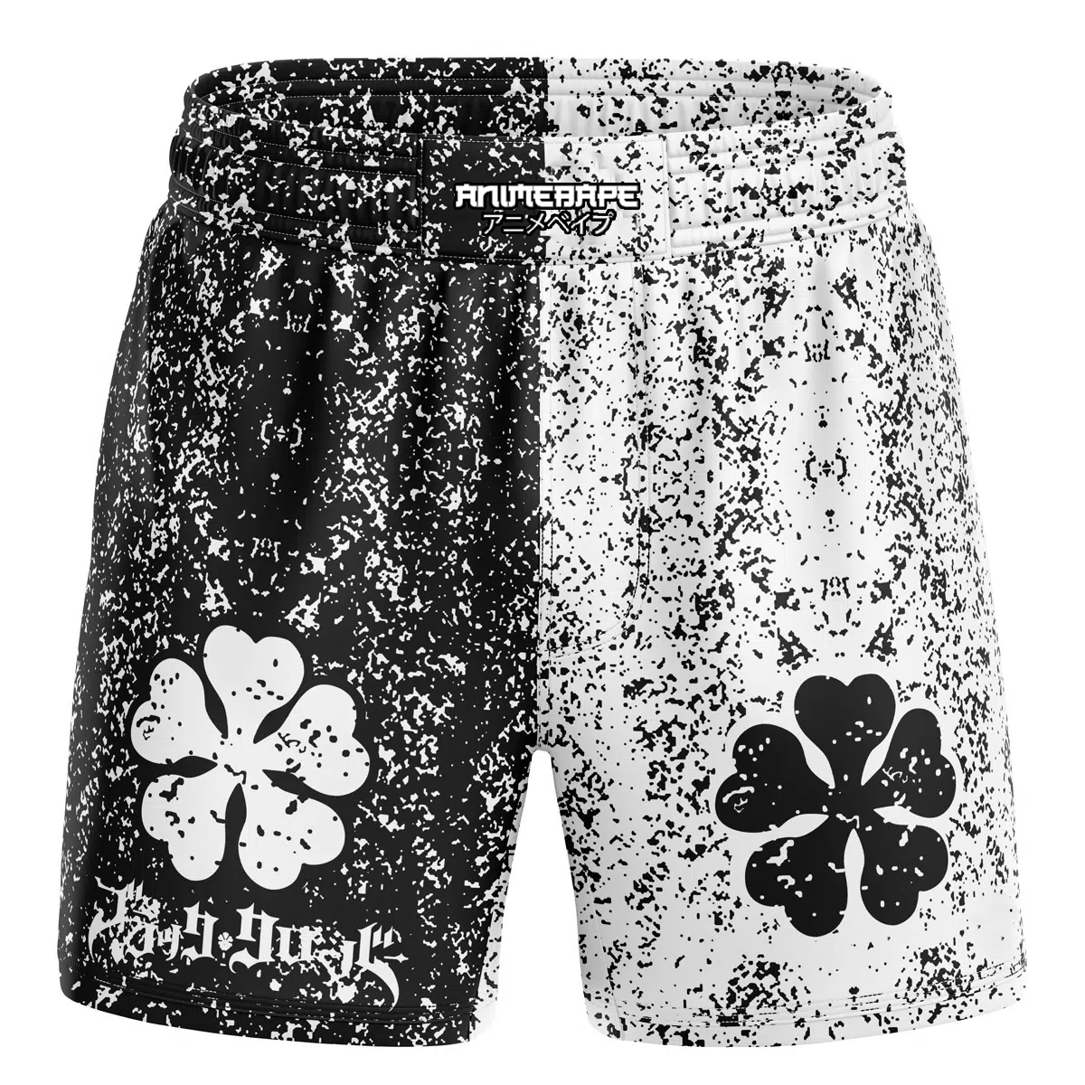 Five-Leaf Clover Black Clover BJJ MMA Fight Shorts