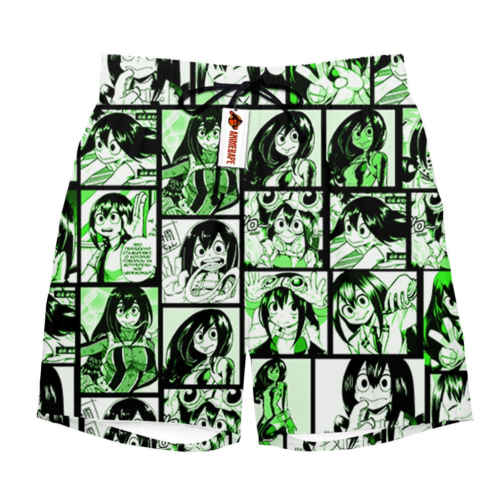 Froppy Board Shorts Custom Style 0302 My Hero Academia