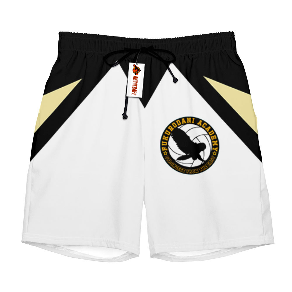 Fukurodani Uniform Board Shorts Custom Style 1904 Haikyuu
