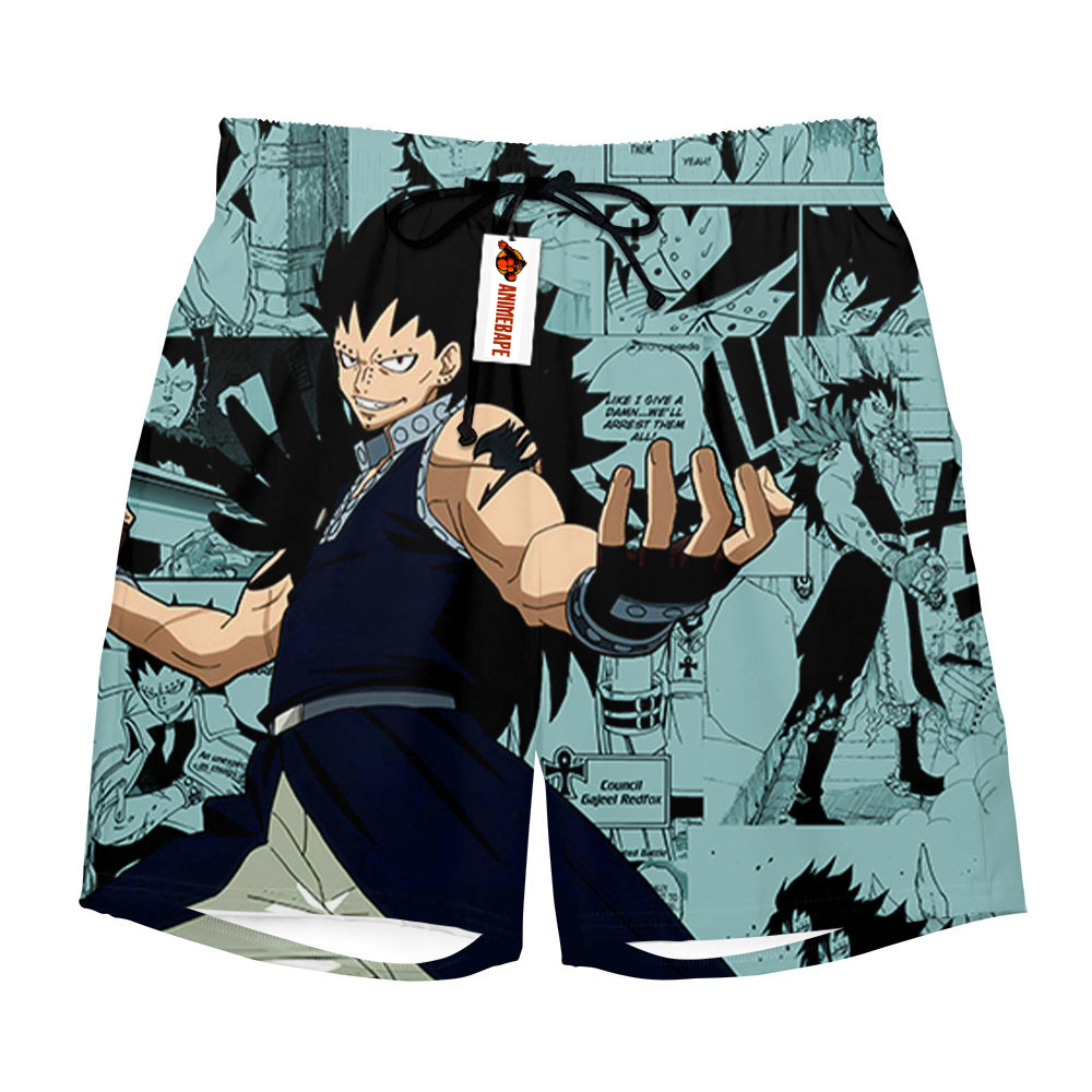 Gajeel Redfox Board Shorts Custom Style 1503 Fairy Tail