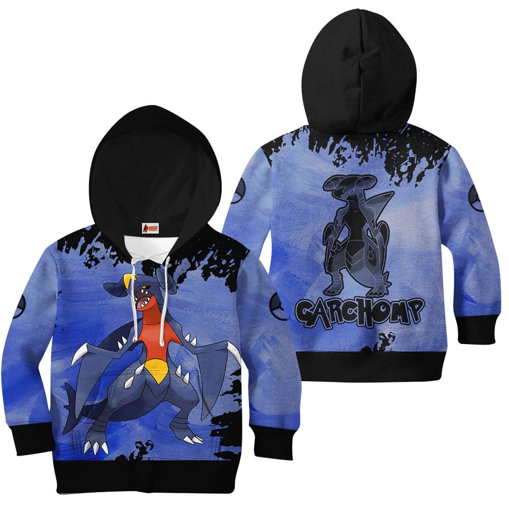 Kids Hoodie Garchomp Anime Pokemon