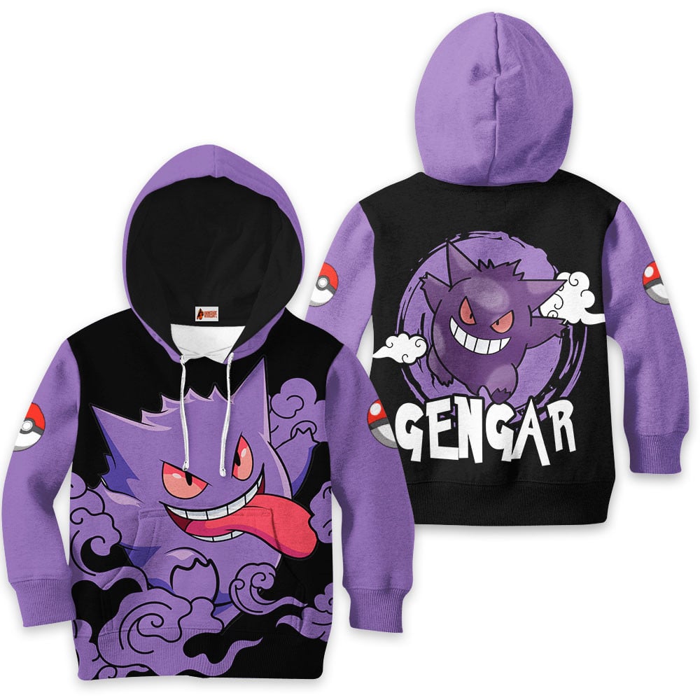Kids Hoodie Gengar 15 Pokemon