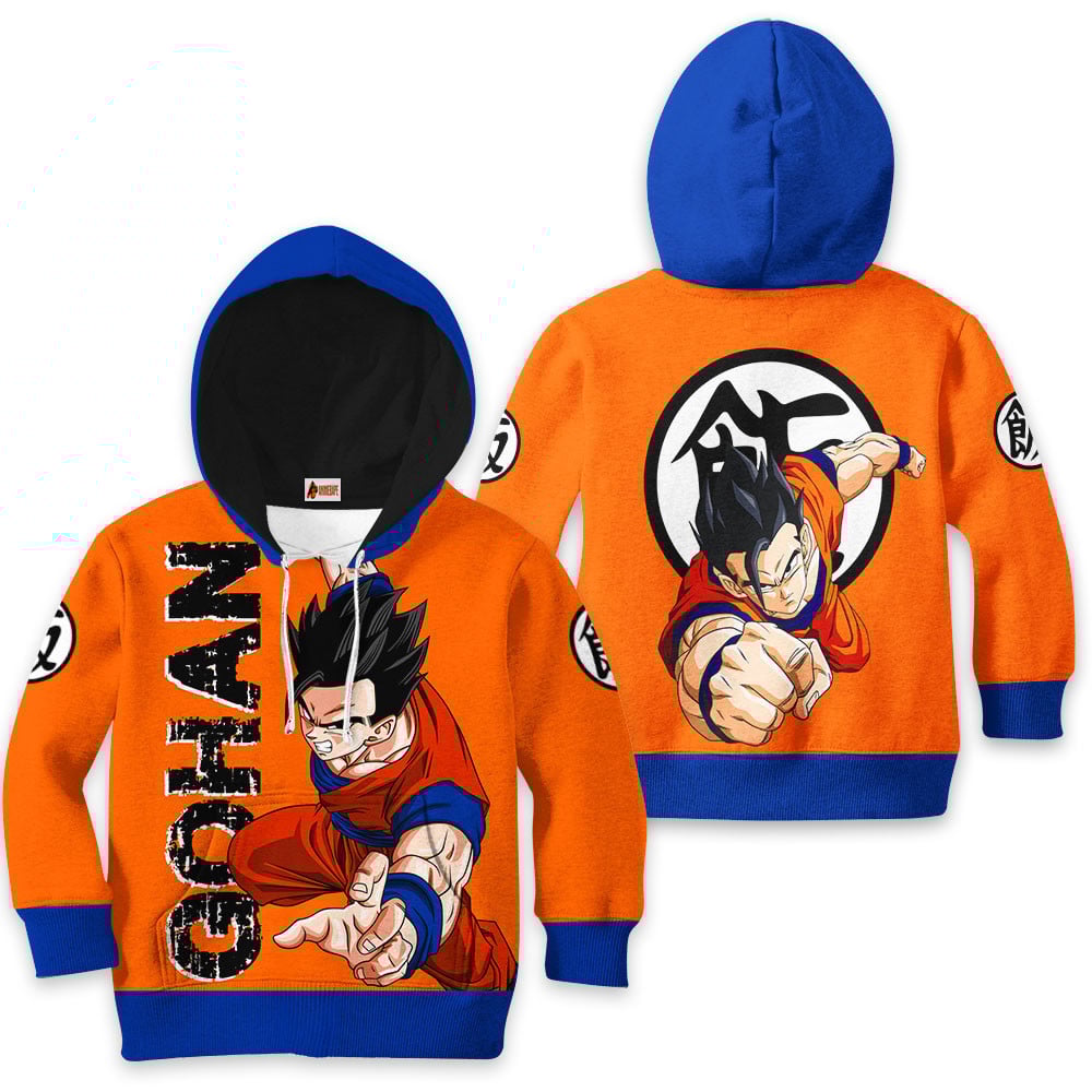 Kids Hoodie Gohan Anime Dragon Ball Z