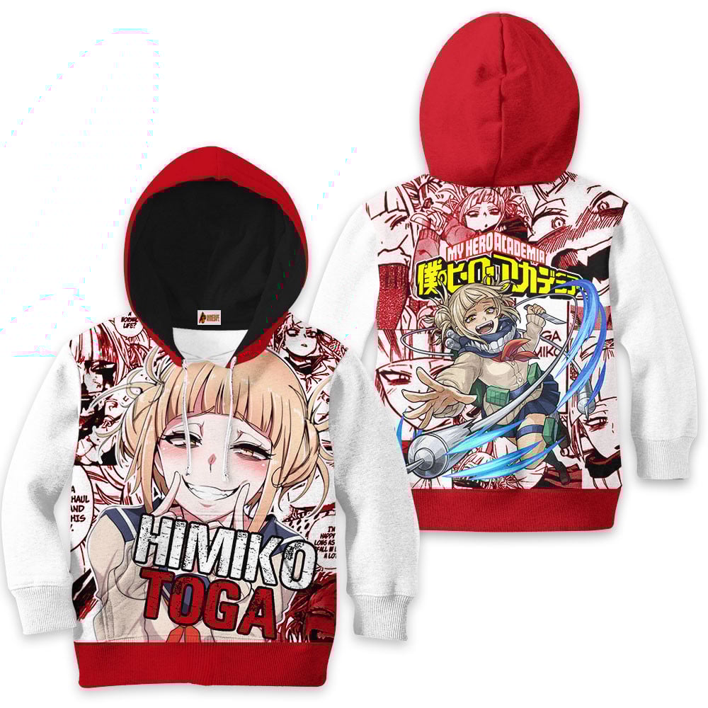 Kids Hoodie Himiko Toga Manga Mixed Anime My Hero Academia