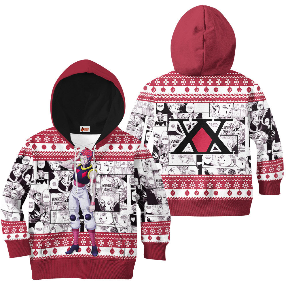 Kids Hoodie Hisoka Ugly Christmas Hunter X Hunter