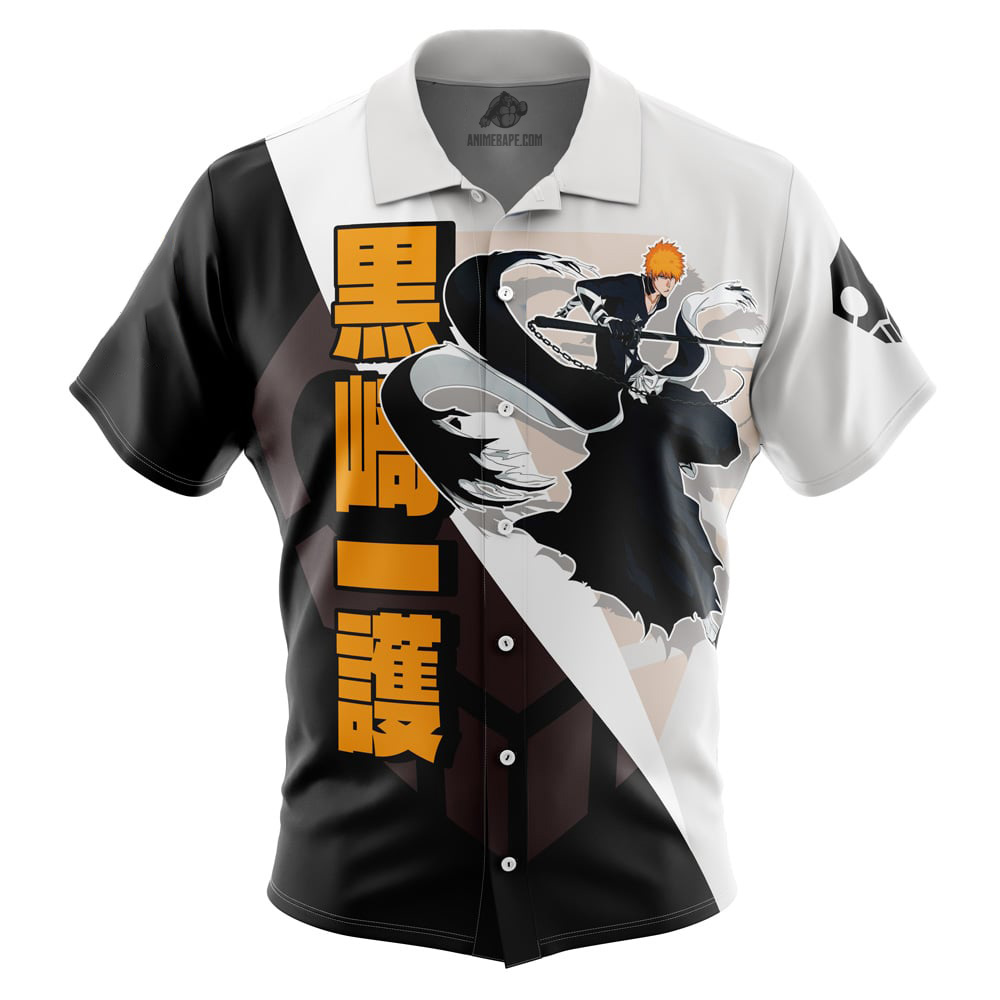 Ichigo Kurosaki TYBWA V2 Bleach Button Up Hawaiian Shirt