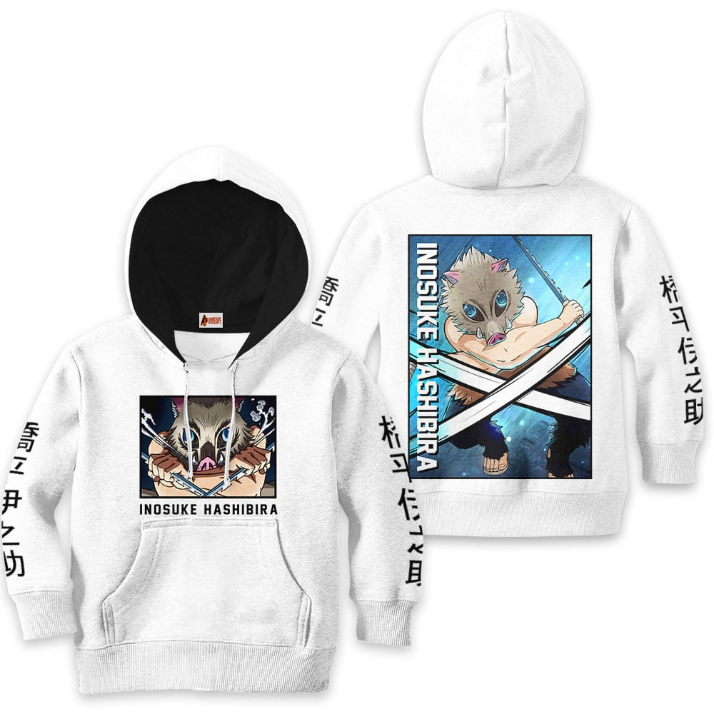 Kids Hoodie Inosuke Demon Slayer Kimetsu No Yaiba