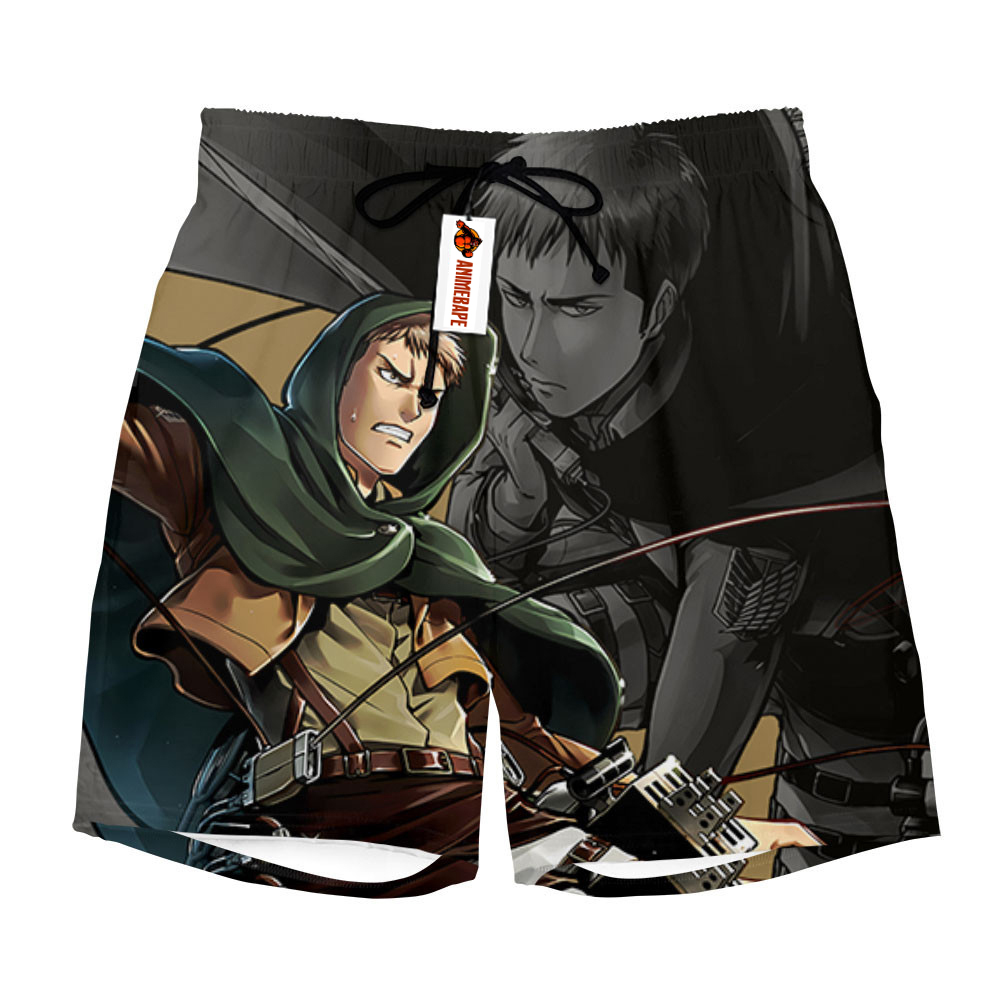 Jean Kirstein Board Shorts Custom Style 1904 Attack on Titan