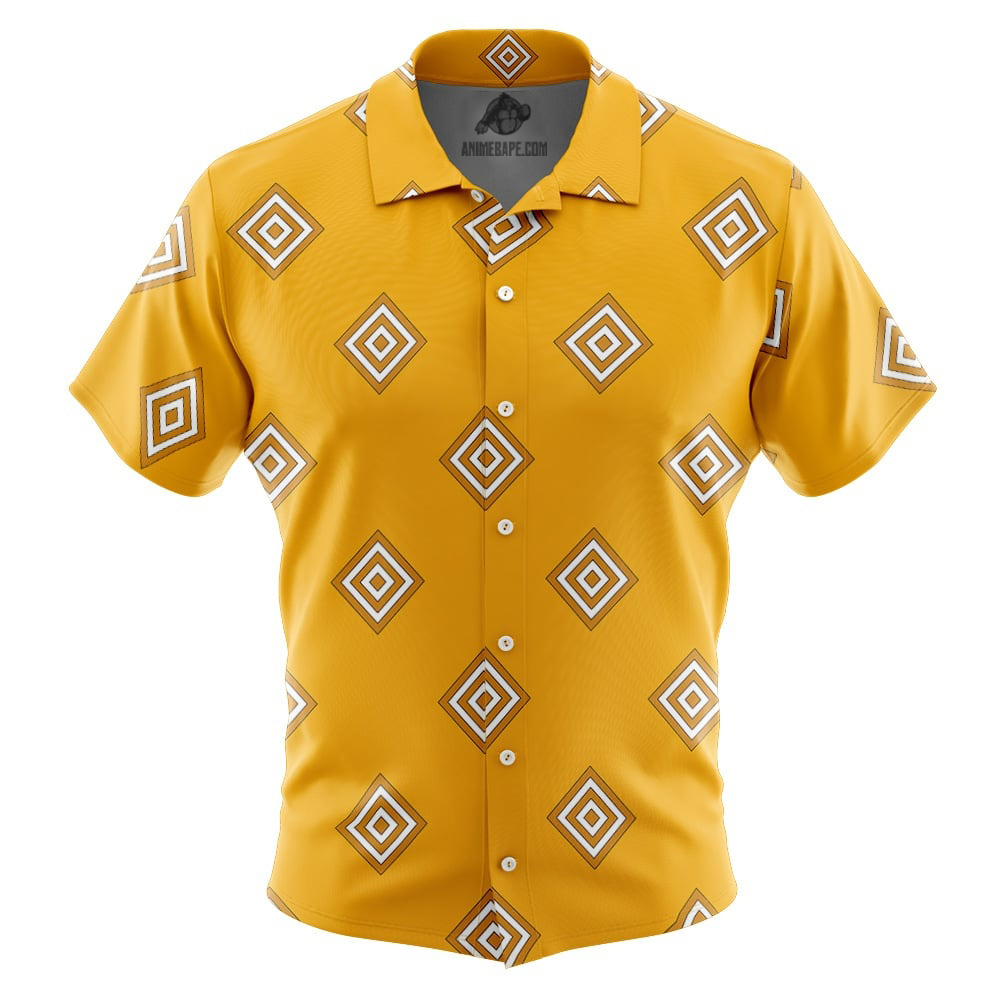 Jinbe Wano Arc One Piece Button Up Hawaiian Shirt