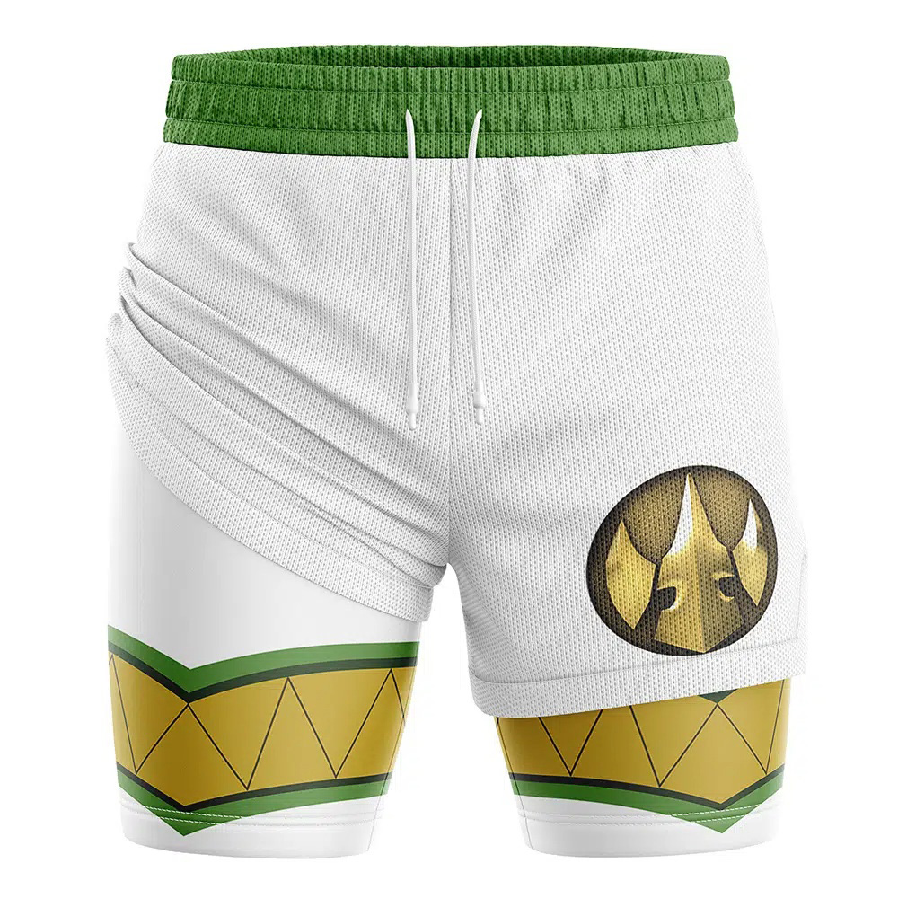 Lord Drakkon Mighty Morphin Power Rangers Compression Workout Training Shorts (2-in-1)