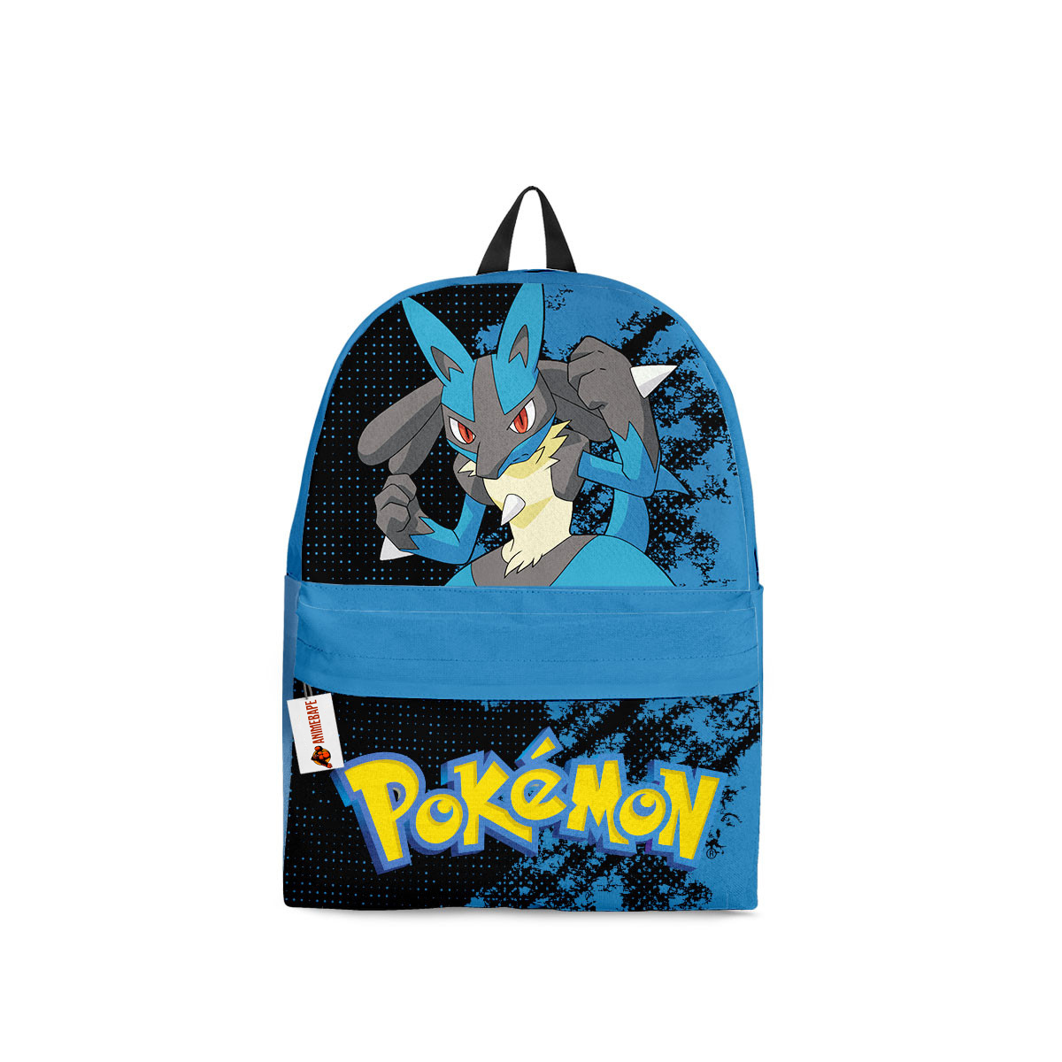 Kids School Backpack Lucario Anime Bag Pokemon School Bag