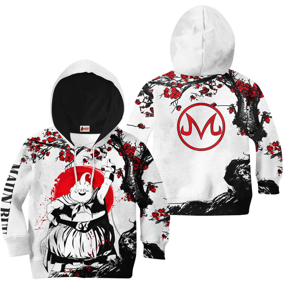 Kids Hoodie Majin Buu Japan Style Dragon Ball Z