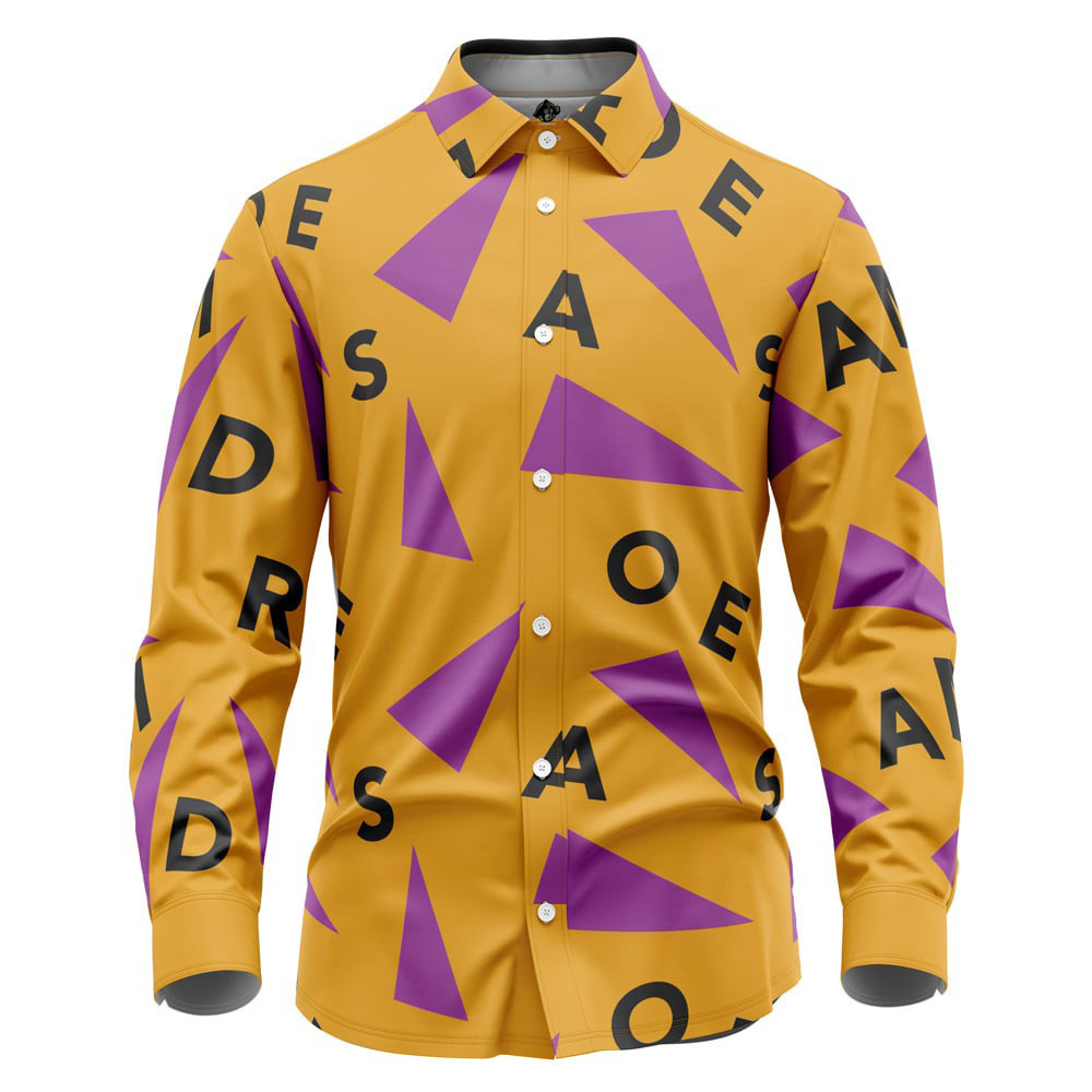 Master Roshi Dragon Ball Z Long Sleeve Button Up Shirt