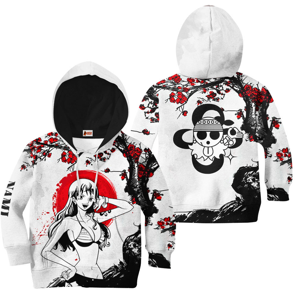 Kids Hoodie Nami Japan Style One Piece