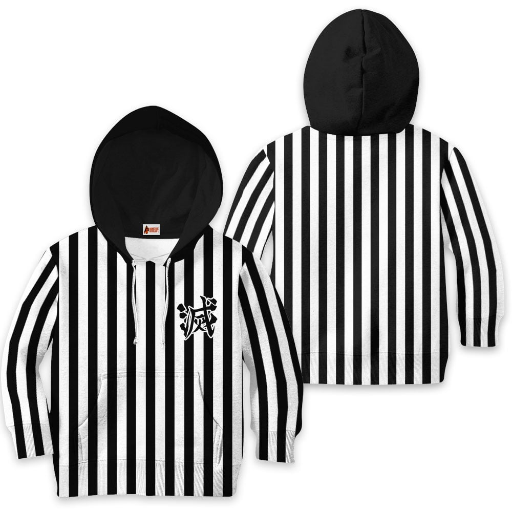 Kids Hoodie Obanai Iguro Costume Demon Slayer Kimetsu No Yaiba