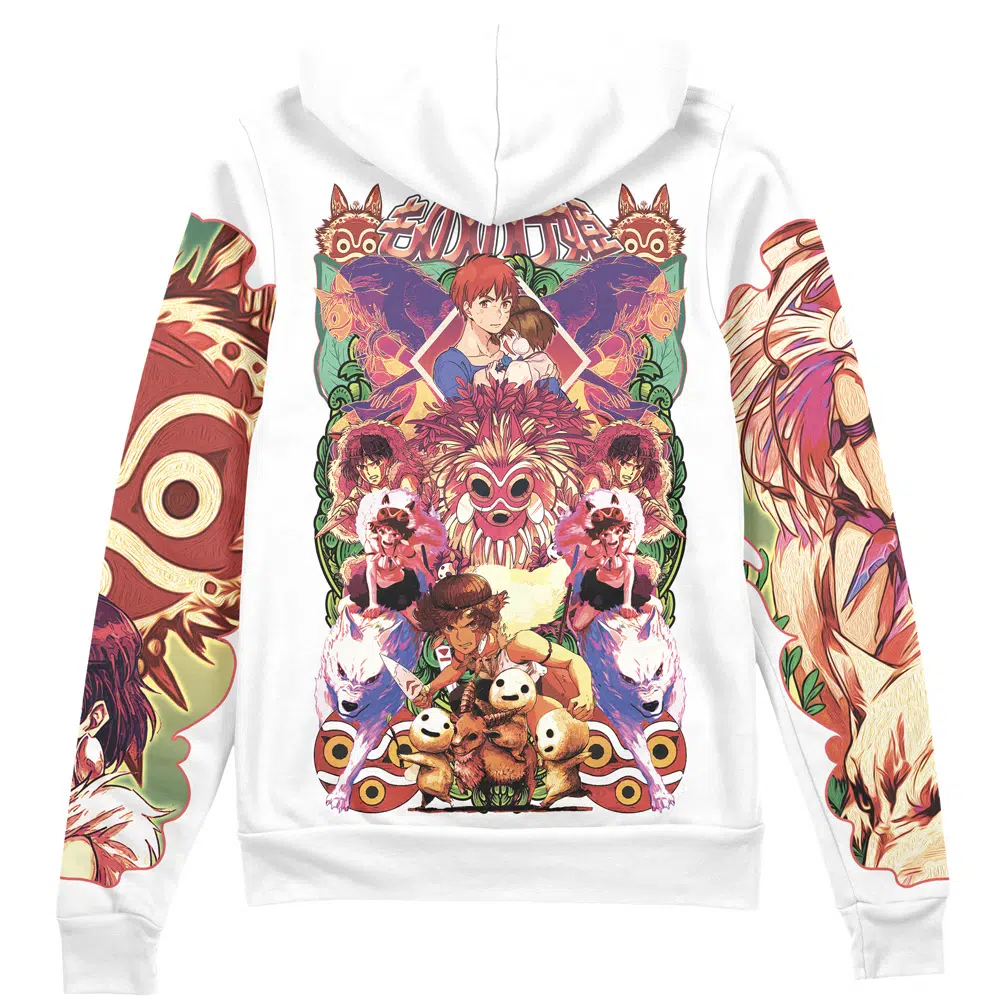 Princess Mononoke Studio Ghibli Streetwear Zip Hoodie Jacket