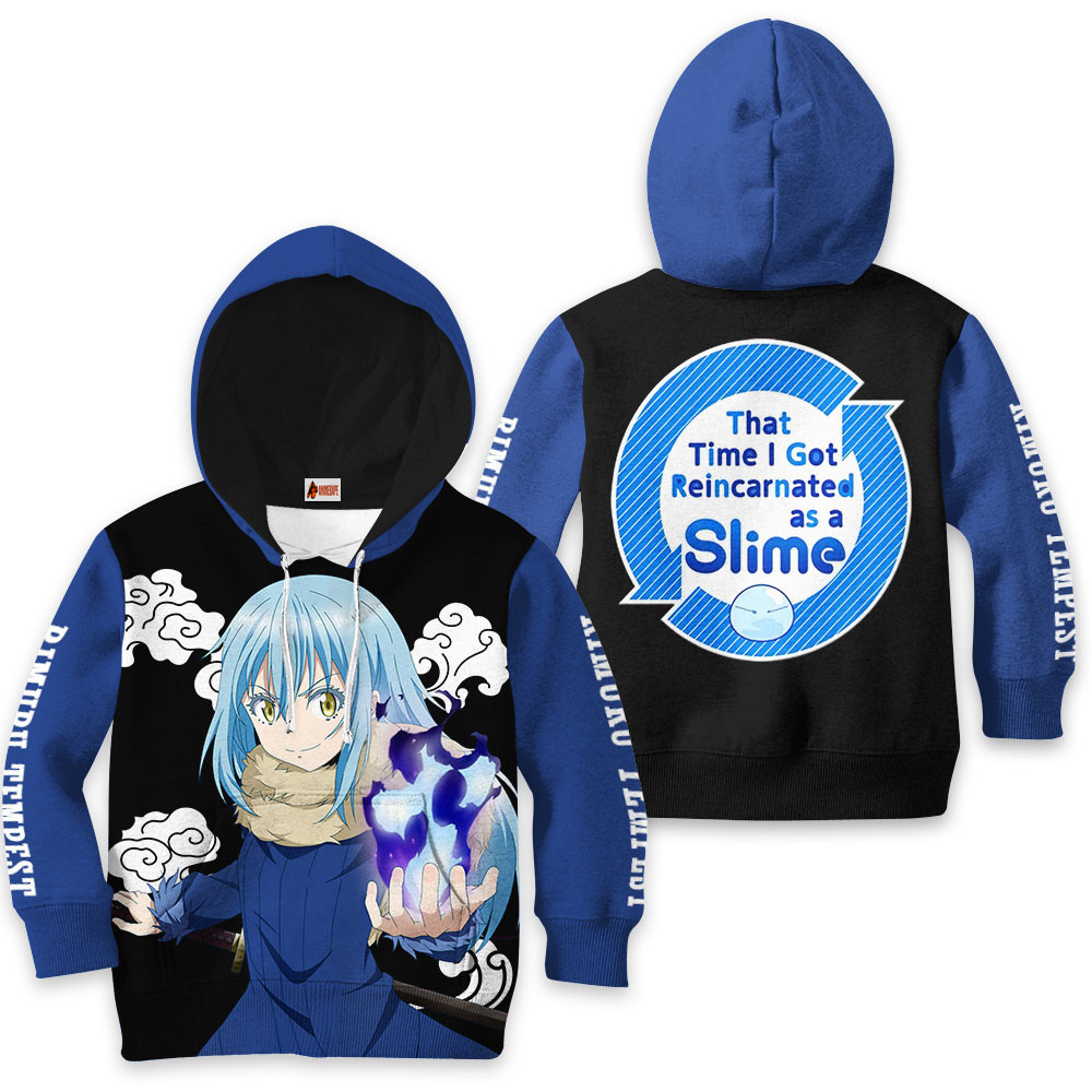 Kids Hoodie Reincarnated as a Slime Rimuru Tempest That Time I Got Reincarnated as a Slime