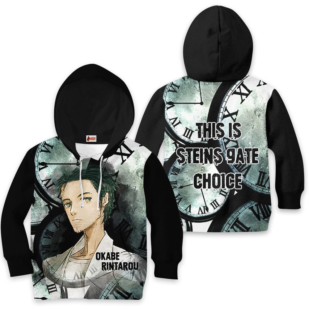 Kids Hoodie Rintarou Okabe Steins gate