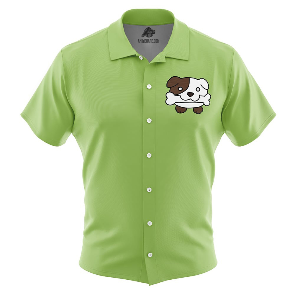 Shigeo Kageyama Puppy Mob Psycho100 Button Up Hawaiian Shirt