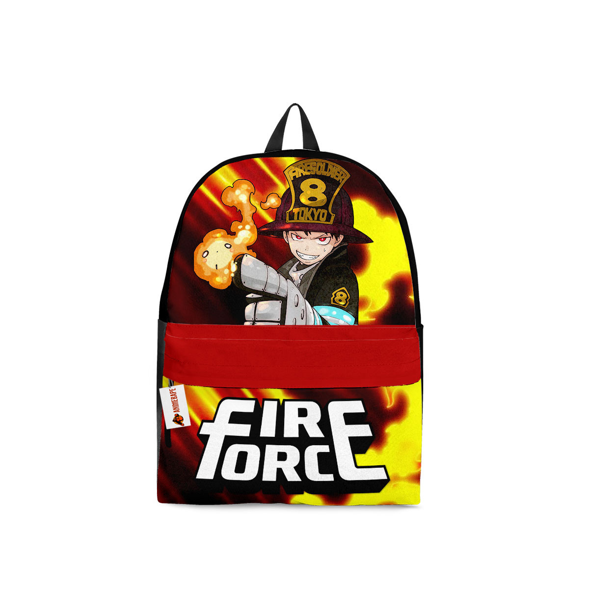 Kids School Backpack Shinra Kusakabe School Bag Fire Force