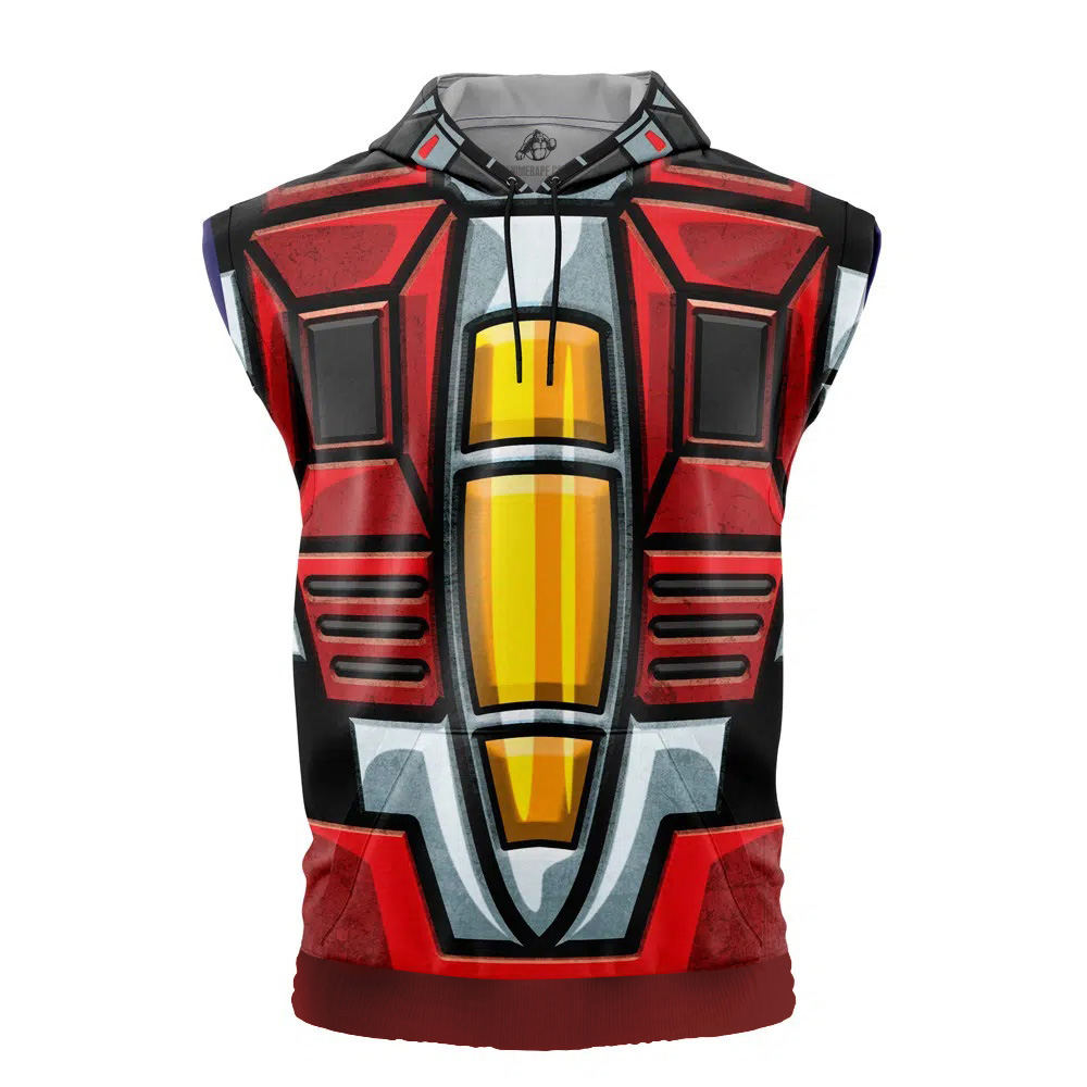 Starscream G1 Transformers Cut Off Sleeveless Workout Hoodie