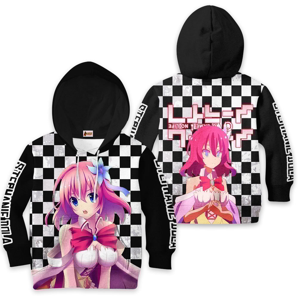 Kids Hoodie Stephanie Dola No Game No Life Clothes No Game No Life