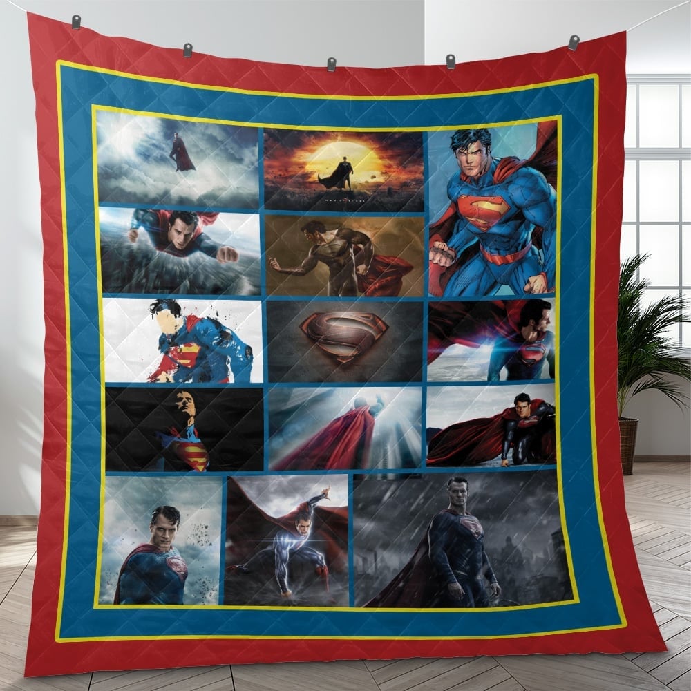 Superman DC Comics Quilt Blanket